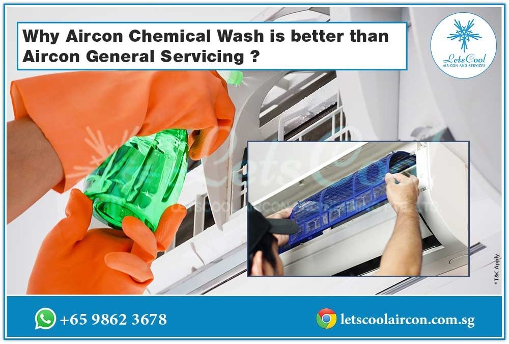 Why Aircon Chemical Wash is better than Aircon General Servicing?