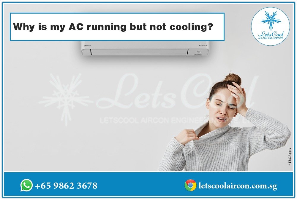 Why is my AC running but not cooling?