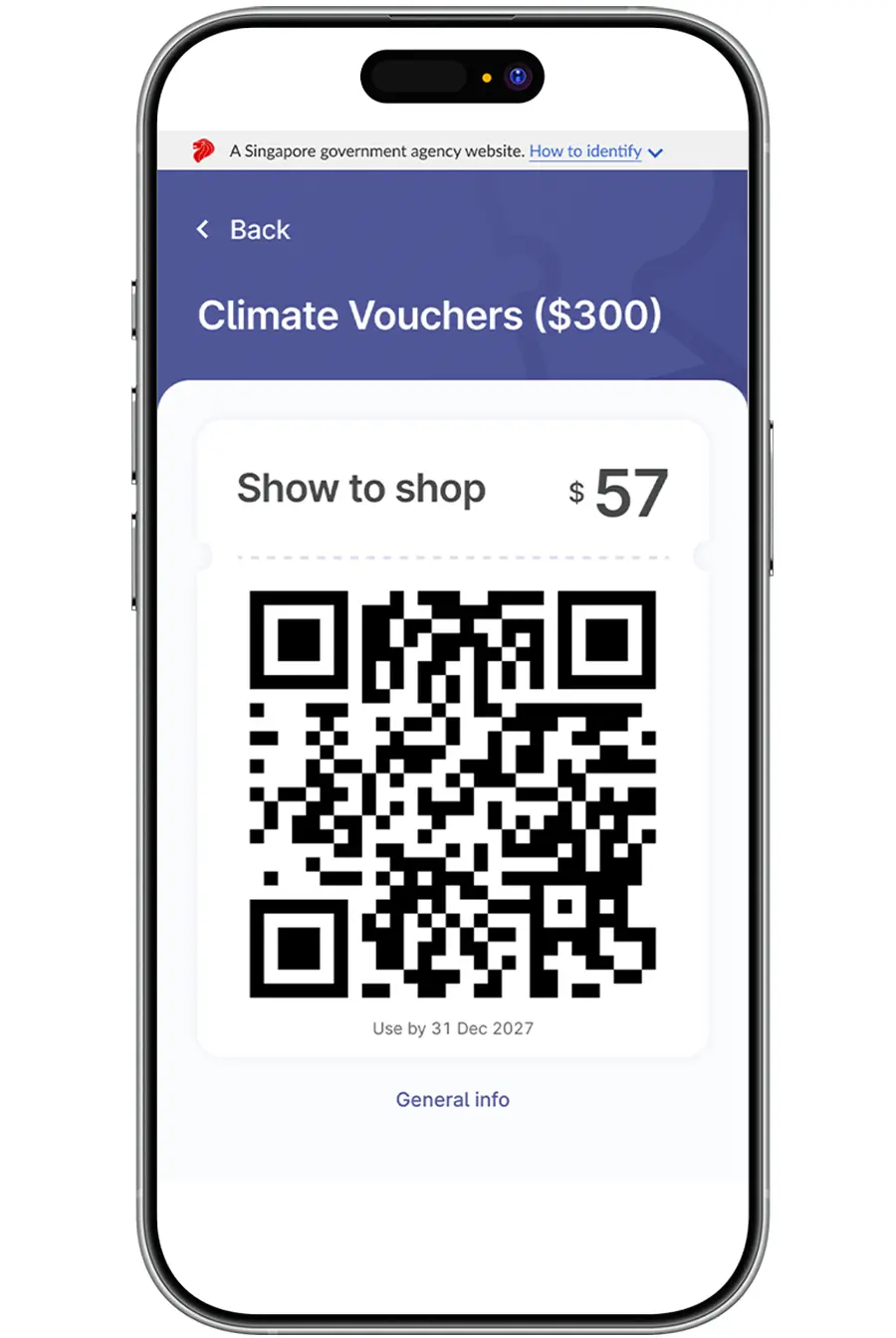 How to use climate voucher step